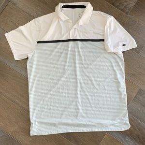 Nike Tiger Woods Dri fit striped polo shirt
